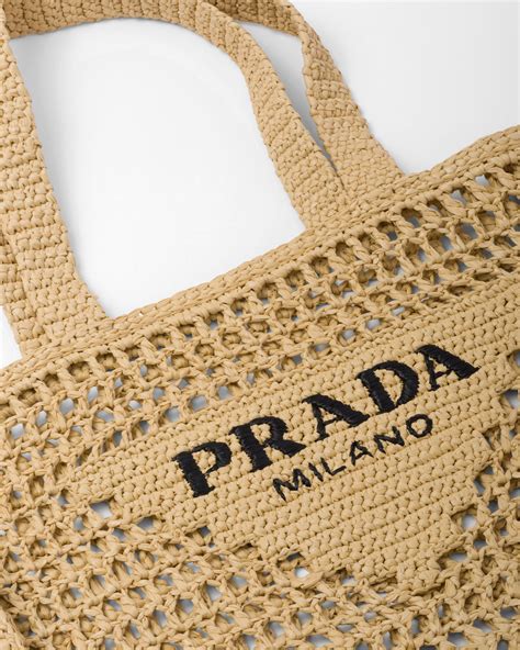 prada crochet tote.